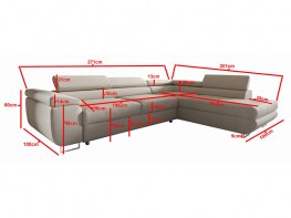 Minkšta sofa SOFIA
